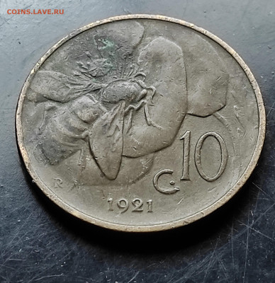 Италия 10 чентезимо 1921 до 5..02.2024 - IMG_20240130_190343