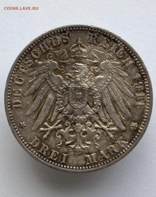 3 Марки 1911 года. король Фридрих Август III. до 04.02. - 62448a89-cb69-42a9-b46e-862ac7dad64e