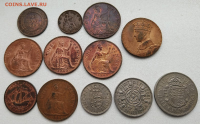 Монеты Великобритании, ассорти, 11 шт - lot4-11xbritain-coins-00