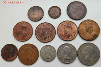 Монеты Великобритании, ассорти, 11 шт - lot4-11xbritain-coins-01