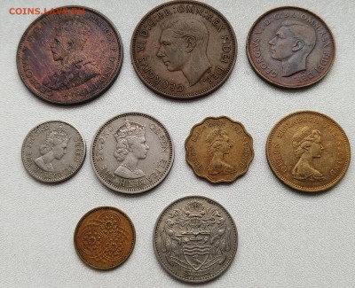 Британские колонии XX века, 9 шт - lot3-9xbritain_olonies_coins-01