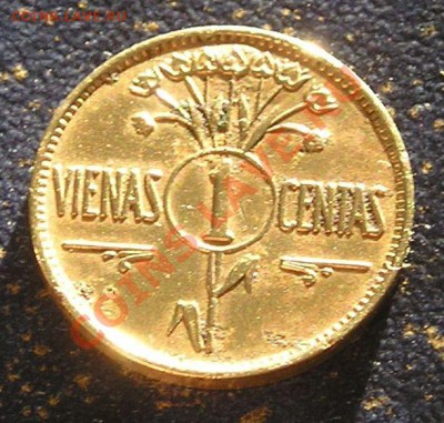 Литва - 1 Цент 1925 г на оценку - P1010211.JPG