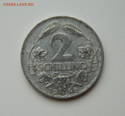 Австрия 2 шиллинга 1946 г. до 07.02.24 - DSCN1820.JPG