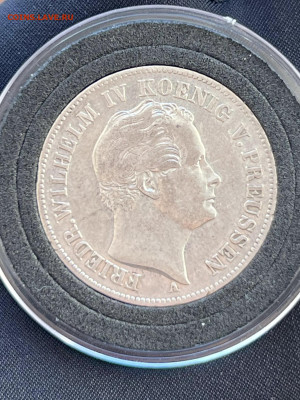 Пруссия горный талер 1844 и 1850 - определение типа - Prussia thaler 1850 (o2)