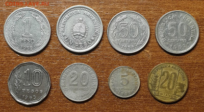 Аргентина 1942-63 гг, 8 разных монет одним лотом до 06.02. - 20240202_101954