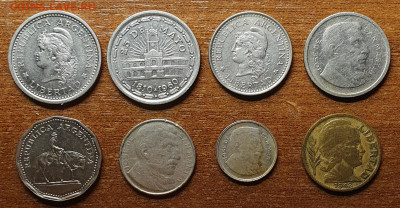 Аргентина 1942-63 гг, 8 разных монет одним лотом до 06.02. - 20240202_102314