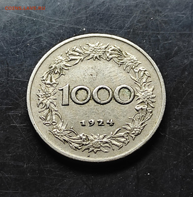 Австрия 1000 крон  1924       до 7..02.2024 - IMG_20240201_215308
