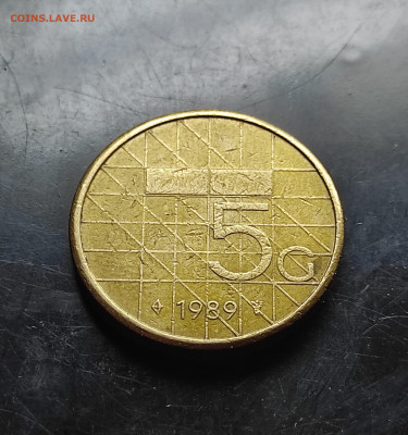 Нидерланды 5 гульденов 1989 до 7..02.2024 - IMG_20240201_221506