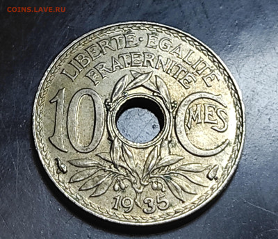 Франция 10 сантимов 1935 до 7..02.2024 - IMG_20240201_222321