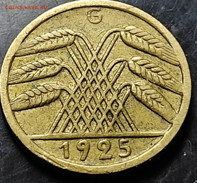 Германия 5 пфеннигов 1925  G  до 7..02.2024 - IMG_20240202_142626