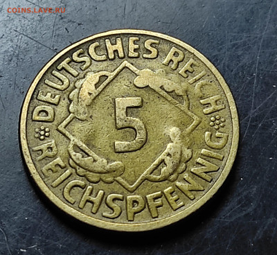 Германия 5 пфеннигов 1925 J до 7..02.2024 - IMG_20240202_142619