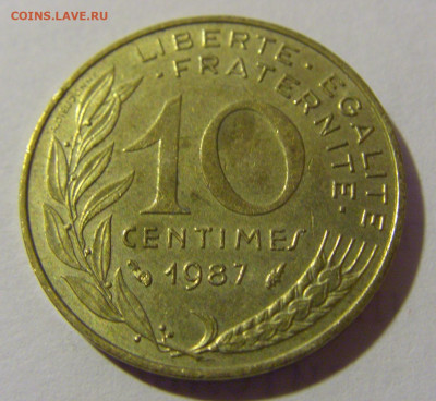 10 сантим 1987 Франция №3 08.02.24 22:00 М - CIMG6244.JPG