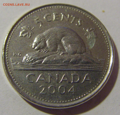 5 центов 2004 Канада №3 08.02.24 22:00 М - CIMG6316.JPG