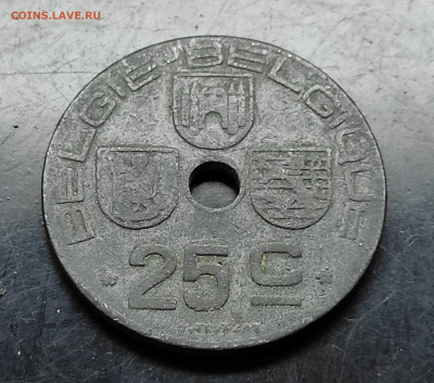 Бельгия 25 сантимов 1943 до 8..02.2024 - IMG_20240203_121042