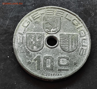 Бельгия 10 сантимов 1941 (цинк) до 8..02.2024 - IMG_20240203_121107