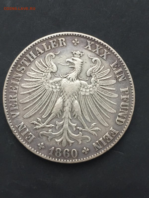 1 Союзный Талер 1860, до 09.02.2023 - DB7DA222-D020-4D65-BD6E-C79B1C7D0036