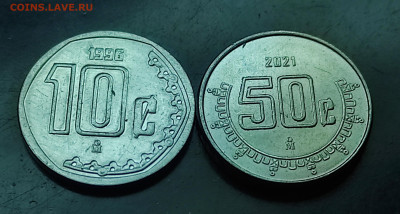 Мексика 10 сентаво 1996,50 сентаво 2021 до 9..02.2024 - IMG_20240203_231624