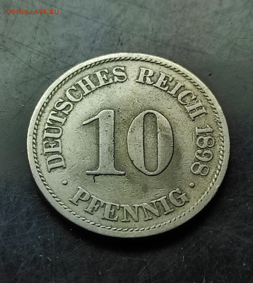 Германия 10 пфеннигов 1898 А до 9..02.2024 - IMG_20240204_100444