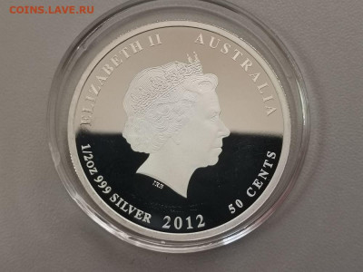 50 центов 2012 Австралия- Кукабарра, Ag999, до 08 - Я Кукабарра 50цент-2