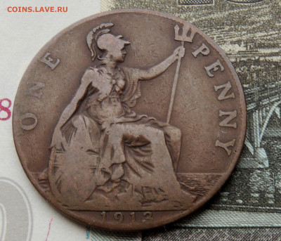 Великобритания 1 пенни 1913 до 10.02.2024 - Великобритания 1 пенни 1913.JPG