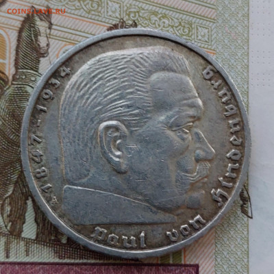5рейхсмарок 1939г.А. - 20240205_172320