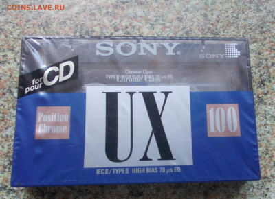 Аудио кассета SONY UX 100. Хром.  Европа. До 11.02.24 - DSCN0037.JPG