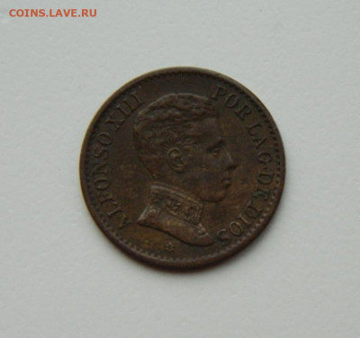 Испания 1 сентимо 1906 г. до 12.02.24 - DSCN2387.JPG