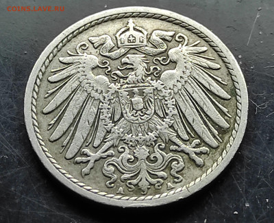 Германия 5 пфеннигов 1911 А до 12.02.2024 - IMG_20240206_145638