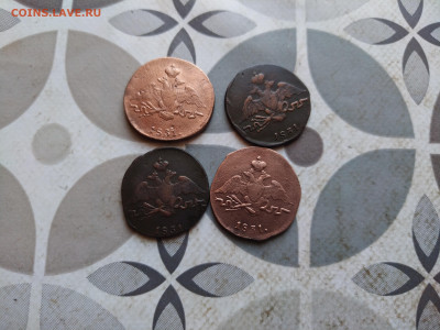 1 копейка 1831 см, 4 штуки до 11.02.2024 - 4мас (6)