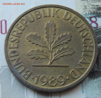 Германия 10 пфеннигов 1989 (D) до 13.02.2024 - Германия 10 пфеннигов 89 D .JPG