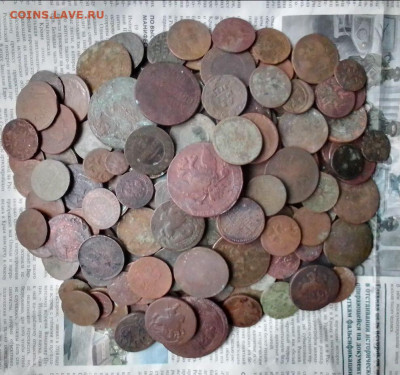 300 медных манет разных правителей.до 15.02.2024г. с 200р. - м