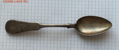 Старинная чайная ложка серебро 84 проба - IMG_8368.JPG