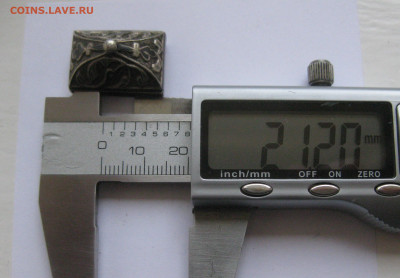 Деталь от старинного кинжального пояса серебро 84 проба №2 - IMG_3876.JPG
