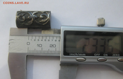 Деталь от старинного кинжального пояса серебро 84 проба №5 - IMG_7612.JPG