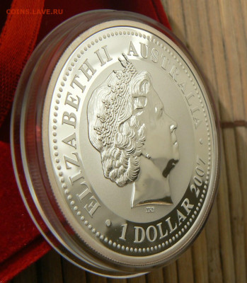 1 доллар Австралия 2007, год быка, серебро, до 14.02, 22.00 - P1120743.JPG
