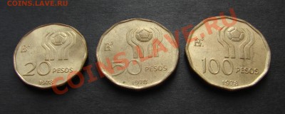 Наборы иностранных монет, ходячка, унц, 37 стран - Аргентина 1