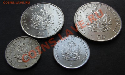 Наборы иностранных монет, ходячка, унц, 37 стран - Гаити 1