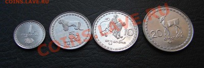 Наборы иностранных монет, ходячка, унц, 37 стран - грузия 1