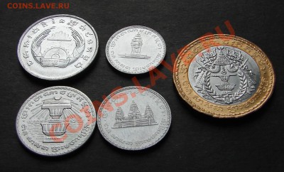 Наборы иностранных монет, ходячка, унц, 37 стран - Камбоджа 2