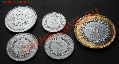 Наборы иностранных монет, ходячка, унц, 37 стран - Камбоджа 1