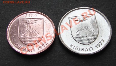 Наборы иностранных монет, ходячка, унц, 37 стран - Карибати 2
