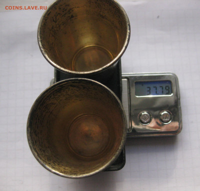 Стопка серебро 875 проба-2 штуки - IMG_0845.JPG