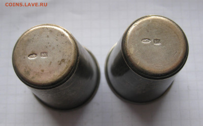 Стопка серебро 875 проба-2 штуки - IMG_0841.JPG