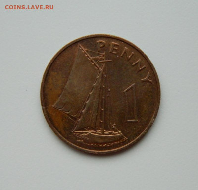 Британская Гамбия 1 пенни 1966 г. (Лодка) до 15.02.24 - DSCN2712.JPG