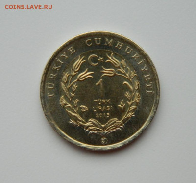 Турция 1 лира 2015 г.(Юбилейная) Коза Ангора до 15.02.24 - DSCN2683.JPG