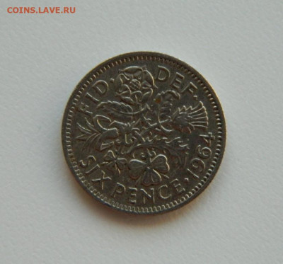 Великобритания 6 пенсов 1964 г. до 15.02.24 - DSCN2530.JPG