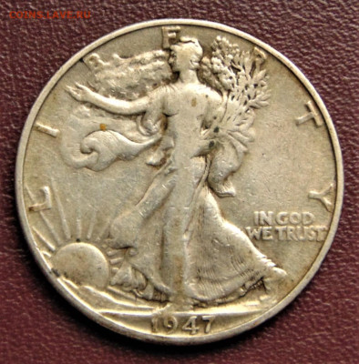 50 центов 1947 год, D. США.  До 18.02.24 в 22.15 МСК. - 1947.99463925be879a8406247a8e686f2811
