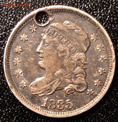 США 5 центов 1835, до 17.02.24 - 1835 5c - 2