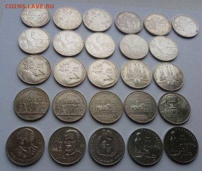 Юбилейные монеты СССР - 26 штук с 200 рублей - Самара - 1