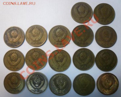 Монеты СССР 3коп.1961,69,70,71,72,76,78,80-86,89,90,91л - P1080807.JPG